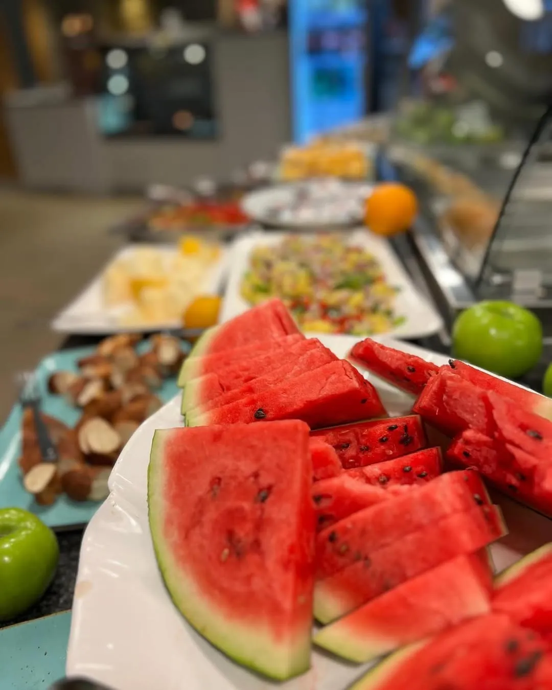 Frisches Frühstücksbuffet